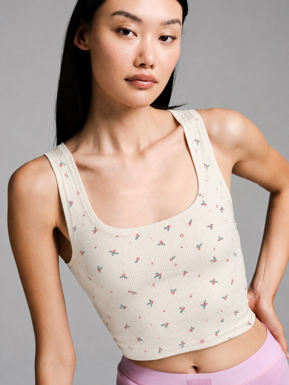 Skims Cotton Rib Tank Size XL